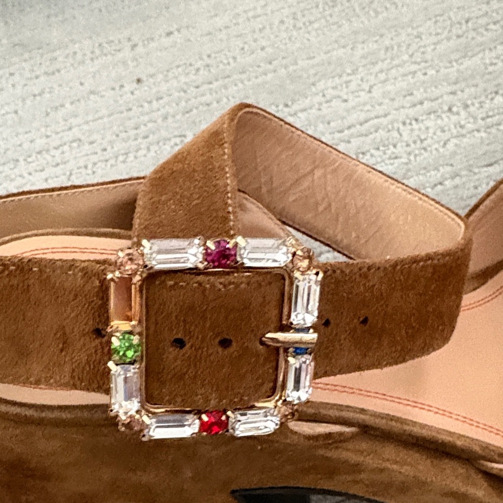 Nodaleto Brown Suede Platform Mary Jane’s - Picture 5 of 6